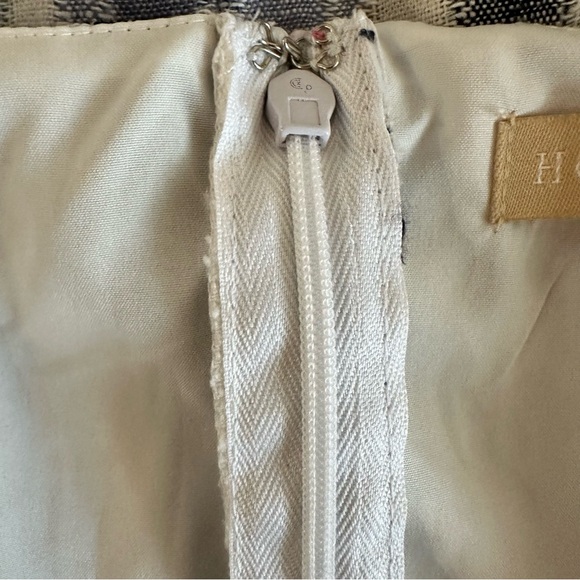 Hope & Harlow Blue Striped Linen Blend Sleeveless Midi Dress Sz 8 Lightweight - Picture 6 of 9